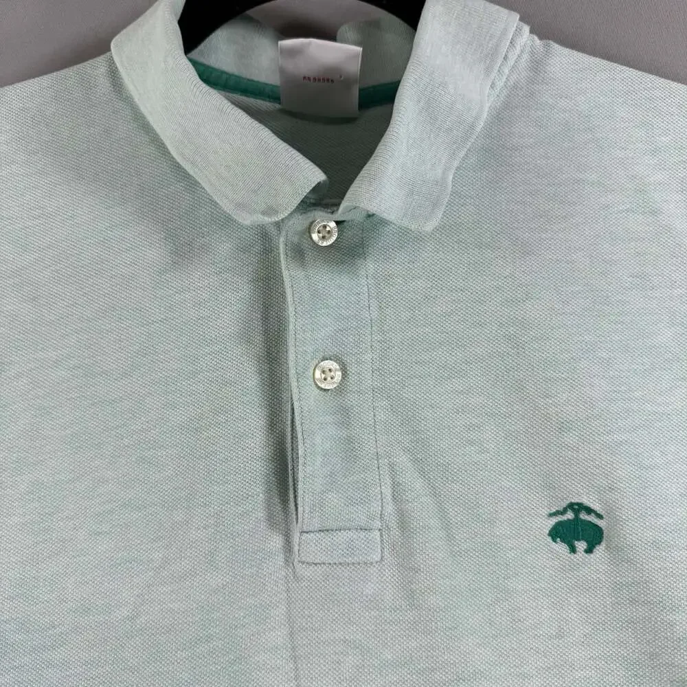 Brooks Brothers Performance Polo Size M Mint Green Original Fit